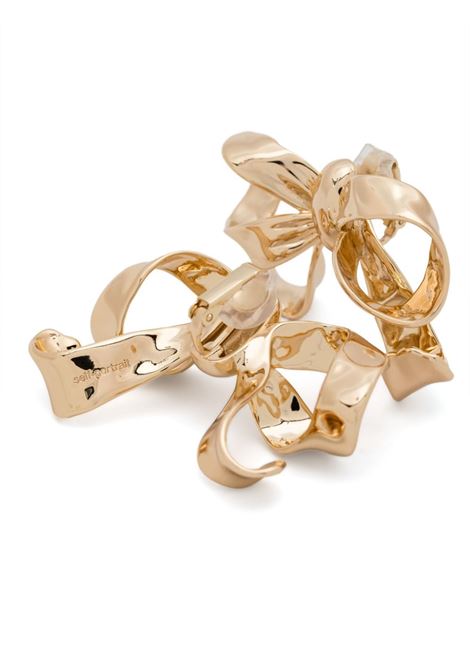 Gold-tone Bow earrings Self-Portrait - women SELF-PORTRAIT | AW24618GD