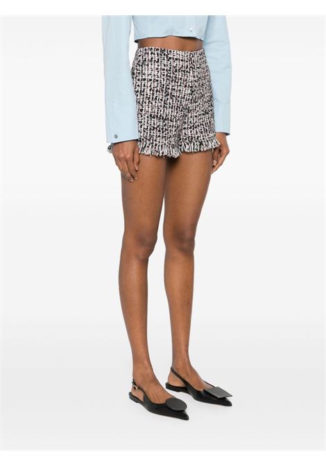 Multicolored tweed fringed shorts Self-Portrait - women SELF-PORTRAIT | PF24052PAB