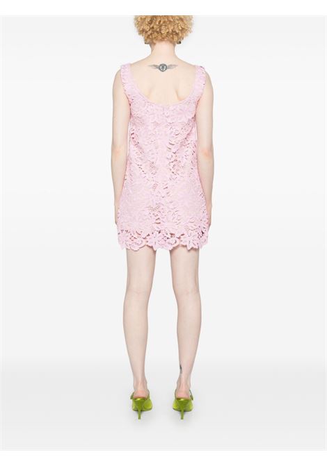 Light pink lace-detail mini dress Self-Portrait - women SELF-PORTRAIT | PF24152SP