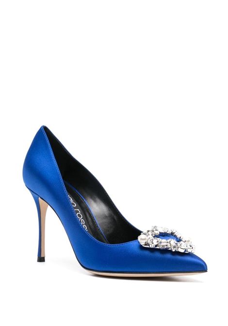 Blue Royal Pumps Godiva Precious 90mm Sergio Rossi - women SERGIO ROSSI | B09780MTEZ021104578