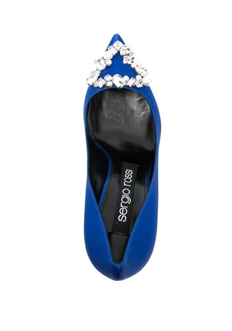 Blue Royal Pumps Godiva Precious 90mm Sergio Rossi - women SERGIO ROSSI | B09780MTEZ021104578