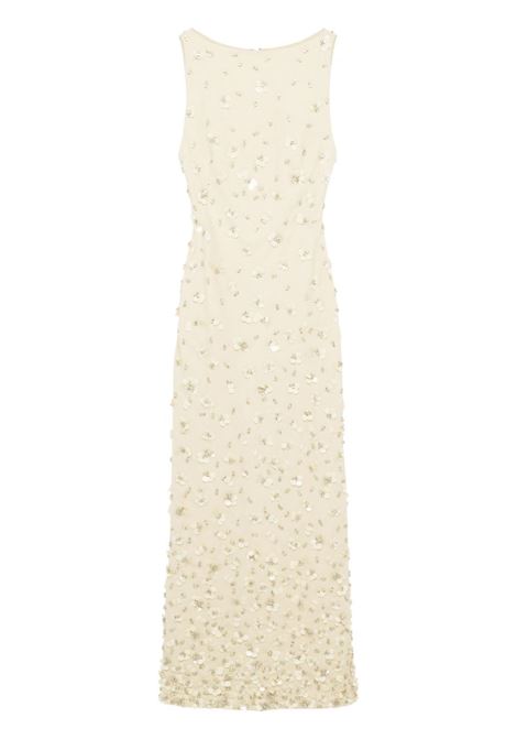 Abito midi Claudia con ricamo in beige Simkhai - donna SIMKHAI | Abiti | 4241259IBTTR