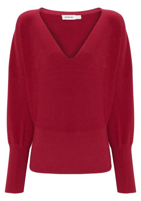 Red Montana jumper Simkhai - women SIMKHAI | Sweaters | 4242066KCHRRY