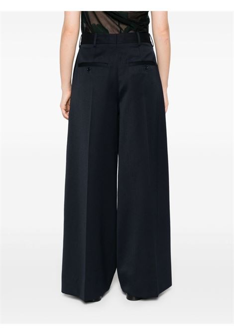 Blue pleated wide-leg trousers Simone Rocha - women SIMONE ROCHA | 41180458NVY