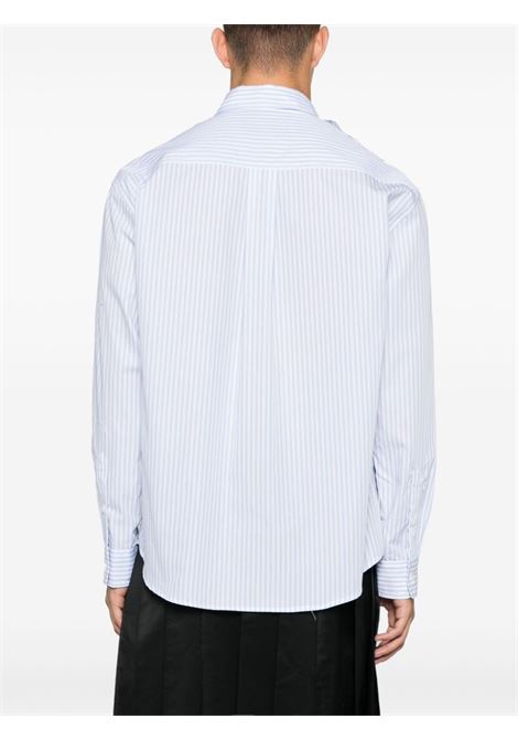 Camicia a righe in azzurro Simone Rocha - uomo SIMONE ROCHA | 52751026BLWHT