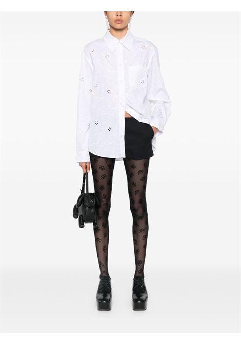 Camicia con dettaglio cut-out in bianco Simone Rocha - donna SIMONE ROCHA | 52811023WHT