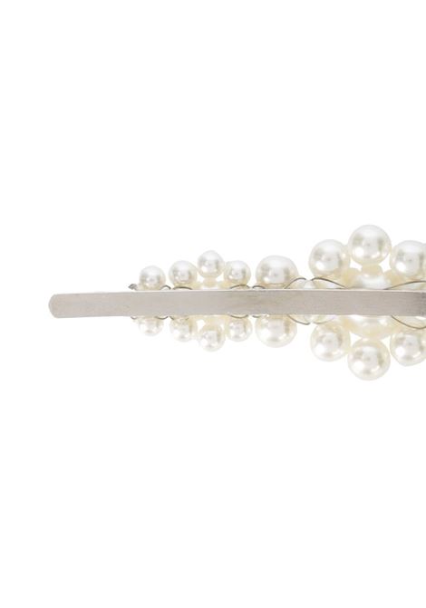 White pearl-embellished hair clip - SIMONE ROCHA - women SIMONE ROCHA | CLP30904PRL