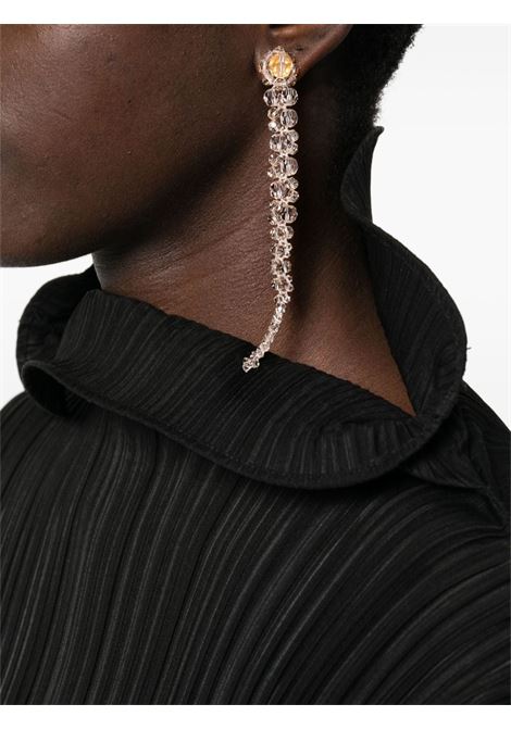 Beige crystal-embellished dangle earrings Simone Rocha - women SIMONE ROCHA | ERG120903ND