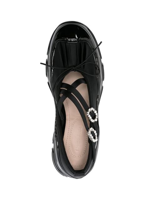 Black buckle-embellished sneakers Simone Rocha - women SIMONE ROCHA | HT19B0755BLK