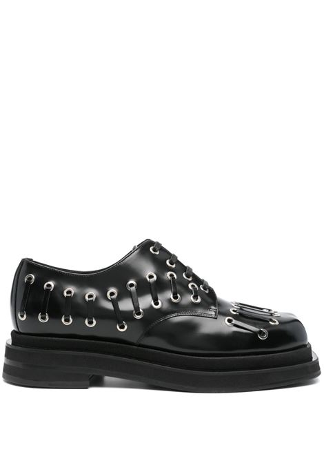 Black heart-toe derby shoes Simone Rocha - men 