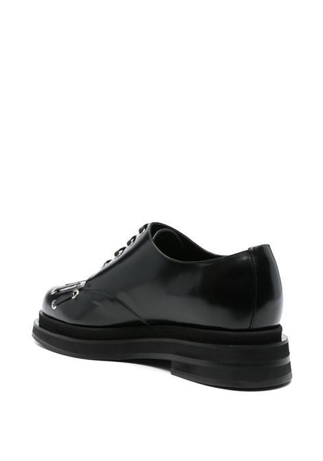 Black heart-toe derby shoes Simone Rocha - men  SIMONE ROCHA | LOF2M0740BLK