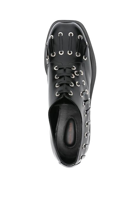 Black heart-toe derby shoes Simone Rocha - men  SIMONE ROCHA | LOF2M0740BLK