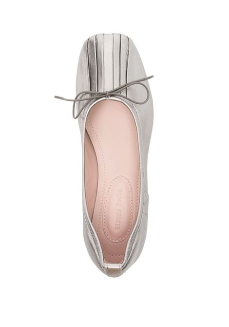 Silver pleated toe ballerina shoes Simone Rocha - women SIMONE ROCHA | RMP230797SLVR