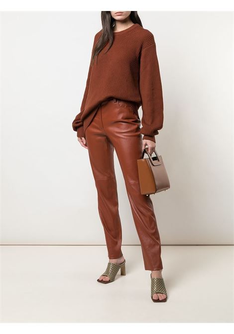 Brown shirley mini tote bag - women STAUD | 079043TAN