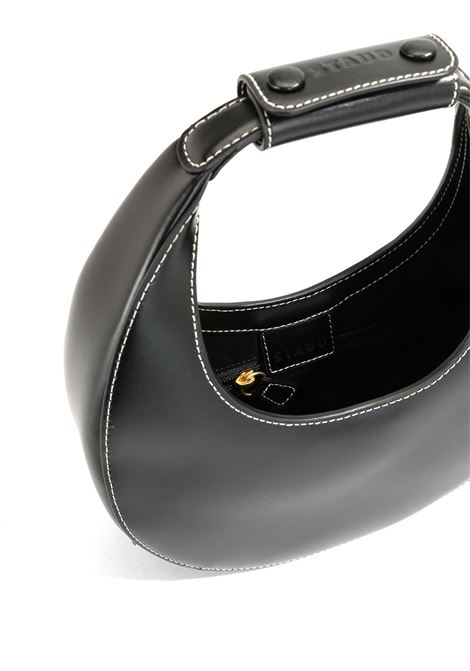 Black mini moon crossbody bag Staud - women STAUD | 079244BLK