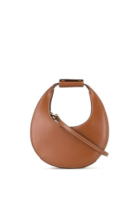 Brown mini moon crossbody bag Staud - women