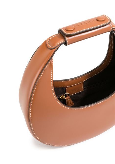 Brown mini moon crossbody bag Staud - women STAUD | 079244TAN