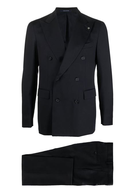 Blue navy wool double-breasted suit Tagliatore - men TAGLIATORE | 2SVS20B11060001B5013