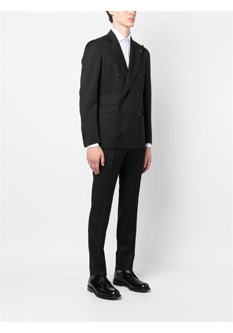 Black wool double-breasted suit Tagliatore - men TAGLIATORE | 2SVS20B11060001N5012