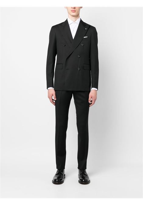 Black wool double-breasted suit Tagliatore - men TAGLIATORE | 2SVS20B11060001N5012