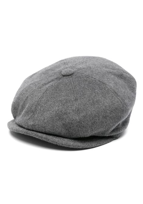 Grey baker boy hat Tagliatore - men TAGLIATORE | Hats | BUDDY350002G5058