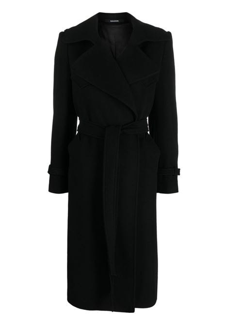 Cappotto Carola con cintura in lana in nero Tagliatore - donna TAGLIATORE | Capispalla | CAROLA350001N5051