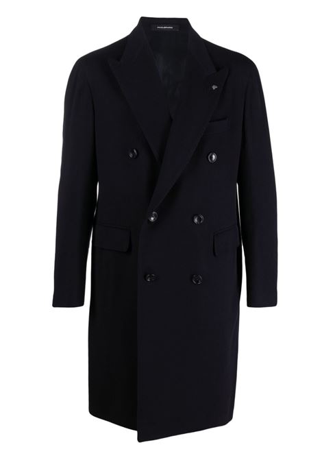 Cappotto doppiopetto in lana in blu notte Tagliatore - uomo TAGLIATORE | Capispalla | CLD10B350001B5054