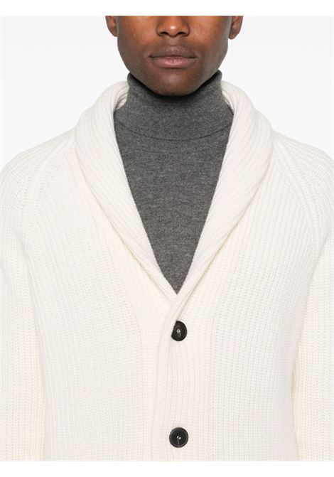 Cardigan Jackson in bianco Tagliatore - uomo TAGLIATORE | JACKSONPWI2402BIANCO