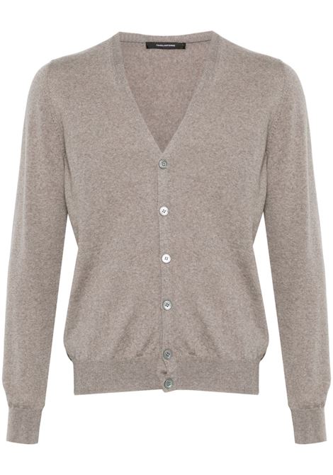 Taupe Kieran cardigan Tagliatore - men TAGLIATORE | Sweaters | KIERANGSI2401140