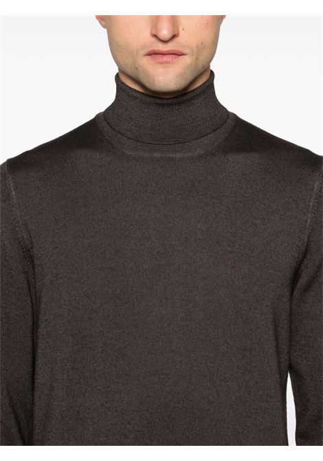 Maglione a collo alto Theo in marrone Tagliatore - uomo TAGLIATORE | THEOGSI2406308