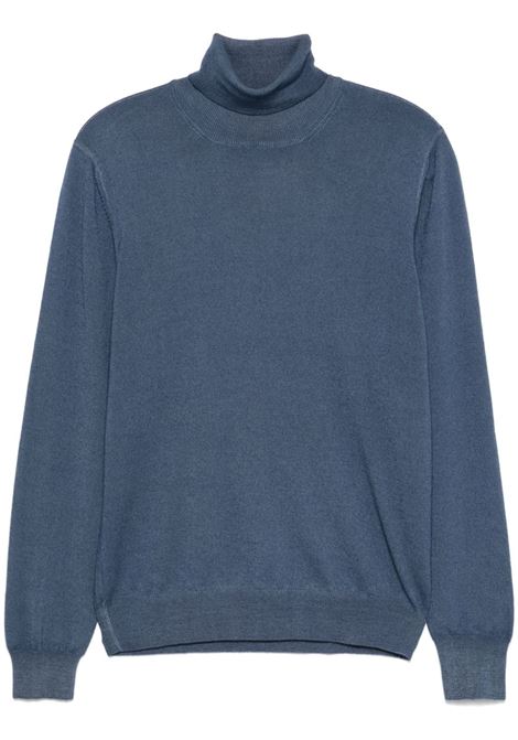 Maglione a collo alto Theo in blu Tagliatore - uomo TAGLIATORE | Maglie | THEOGSI2406706