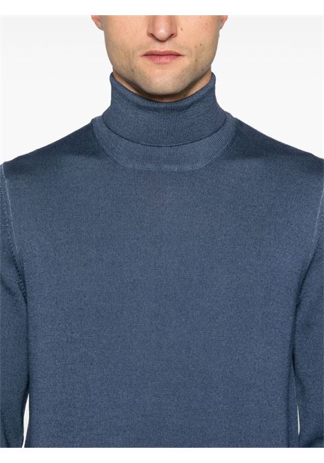 Maglione a collo alto Theo in blu Tagliatore - uomo TAGLIATORE | THEOGSI2406706