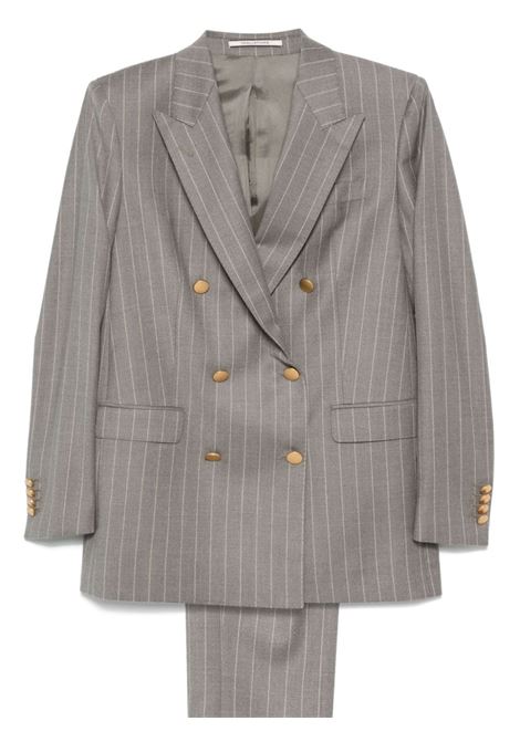 Grey T-Jasmine pinstripe pattern suit Tagliatore - women