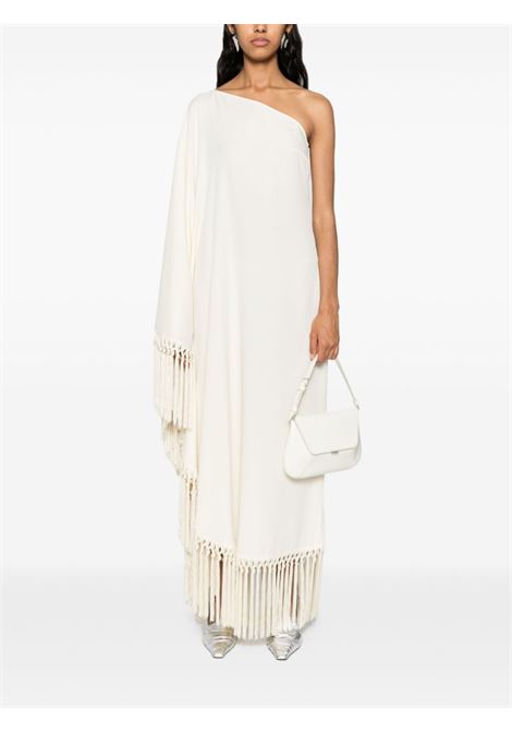 White Arno fringed maxi dress Taller Marmo - women TALLER MARMO | TMPF2410101