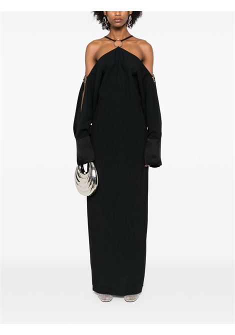 Black Volturno maxi dress Taller Marmo - women TALLER MARMO | TMPF2418133
