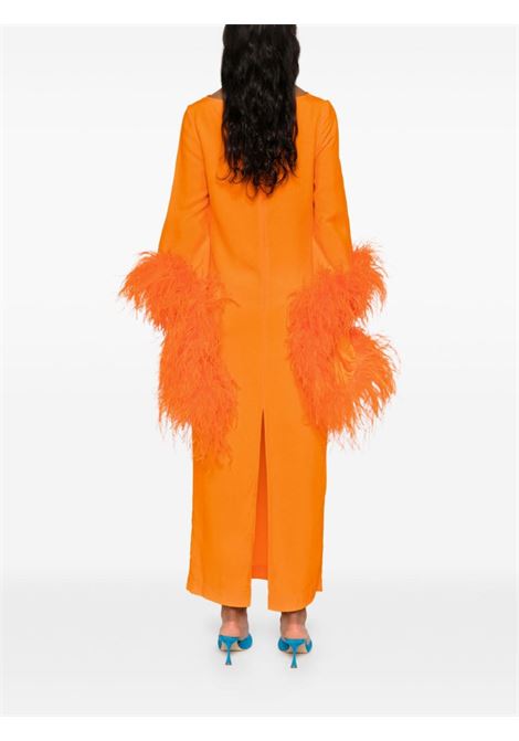 Orange Del Lago maxi dress Taller Marmo - women TALLER MARMO | TMPF2431255