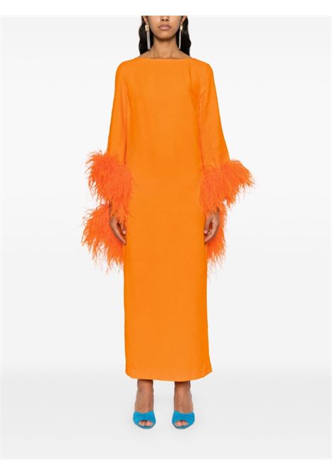 Orange Del Lago maxi dress Taller Marmo - women TALLER MARMO | TMPF2431255