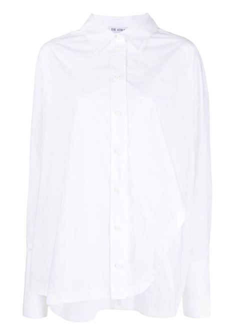 Camicia Diana asimmetrica in bianco The Attico - donna THE ATTICO | Camicie | 227WCH04C052001