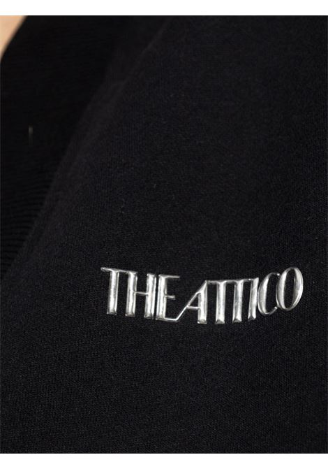 Black Logo cropped sweatshirt The Attico - women THE ATTICO | 247WCF10JF03100