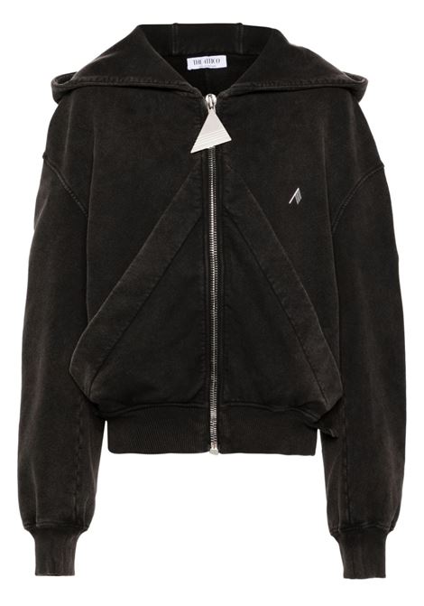 Dark grey wide-sleeves hoodie The Attico - women 