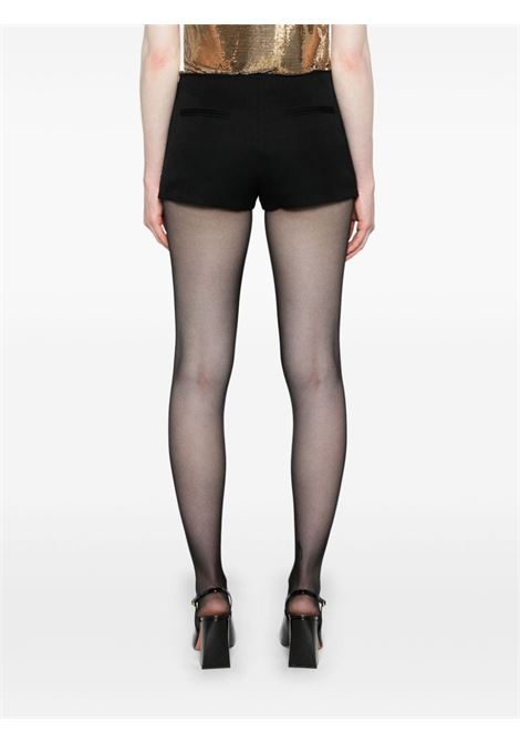 Black low-rise tailored mini shorts The Attico - women THE ATTICO | 247WCP181W046100