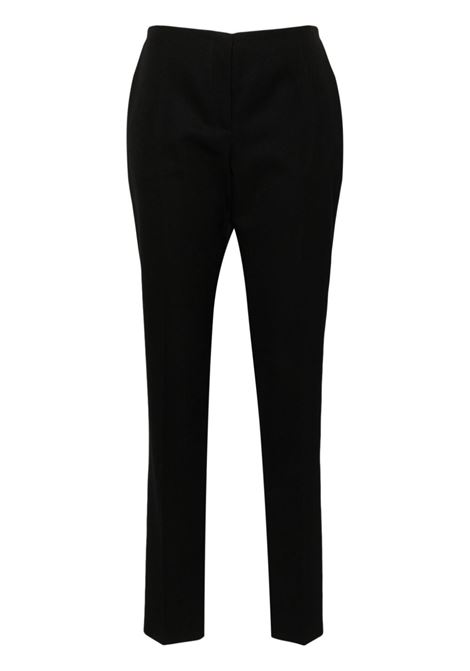 Black slim-cut tailored trousers The Attico - women