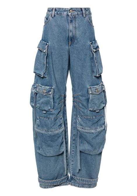 Blue Fern cargo jeans The Attico - women THE ATTICO | 247WCP84D049176