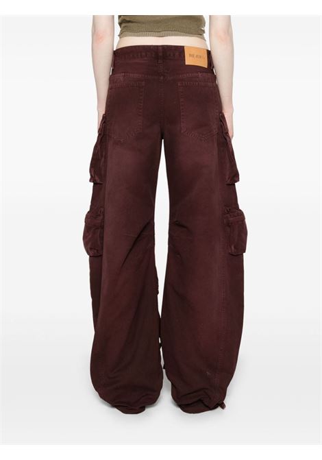 Burgundy Fern cargo jeans The Attico - women THE ATTICO | 247WCP84D088729