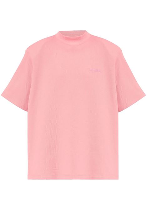 T-shirt Kilie Waffle in rosa The Attico - donna