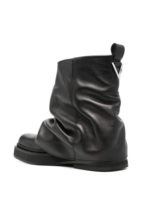 Black Robin leather ankle boots The Attico - women  THE ATTICO | 247WS832L019100