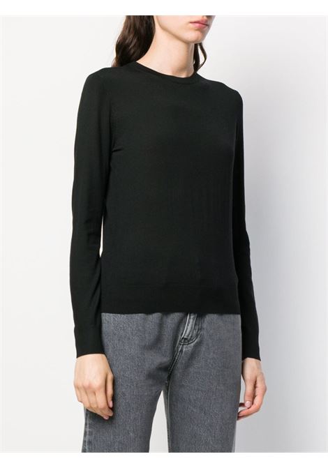 Black crew neck pullover Theory - women THEORY | I1211702001