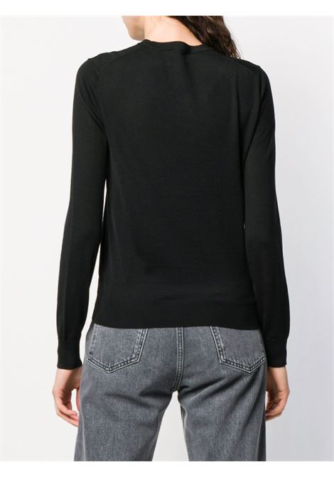 Black crew neck pullover Theory - women THEORY | I1211702001