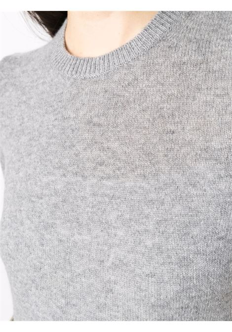 Top in maglia a maniche corte in grigio Lemaire - donna THEORY | J0118706PGM