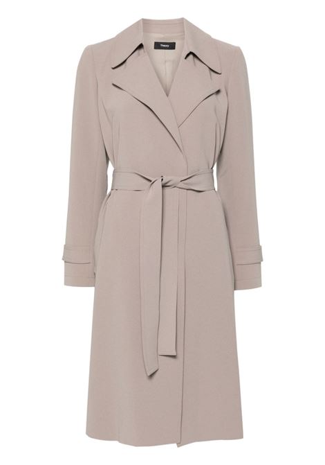 Grey Oaklane trench coat Theory - women THEORY | J0709411P3A